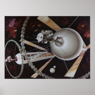 Poster da colônia do espaço