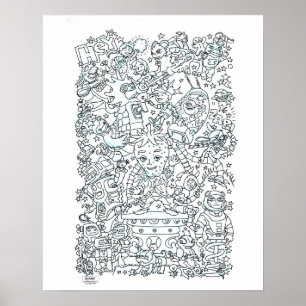Poster da coloração