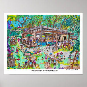Poster da Companhia de Criação da Ilha Roatan