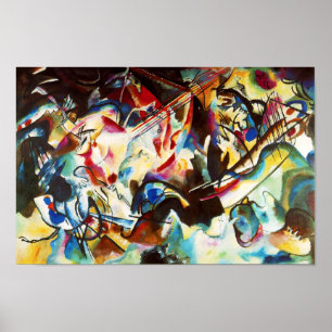 Poster da composição VI de Kandinsky