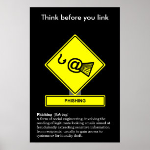 Poster da consciência da segurança de Phishing