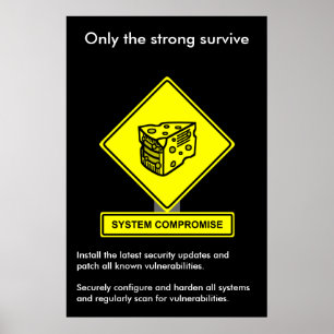 Poster da consciência da segurança do acordo do