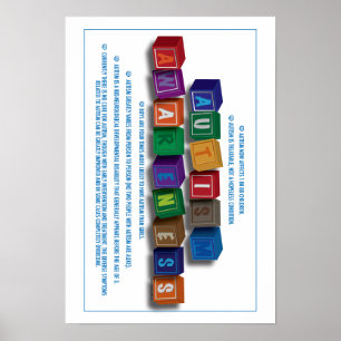 Poster da consciência do autismo