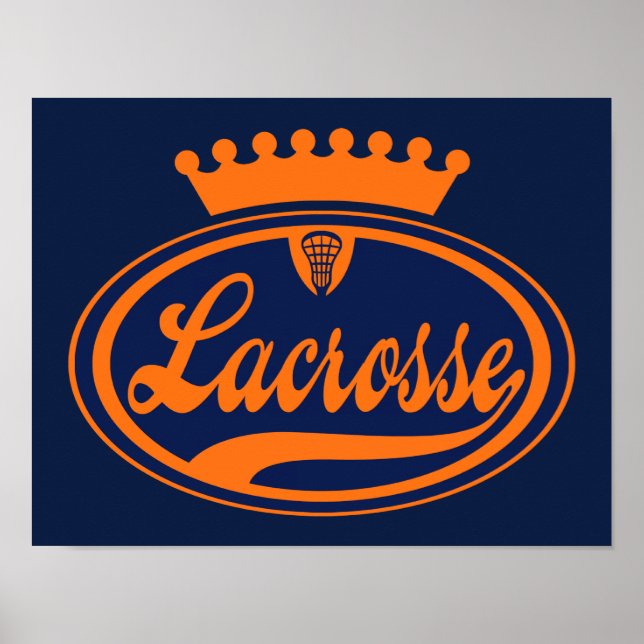 Poster da Coroa de Lacrosse (Frente)
