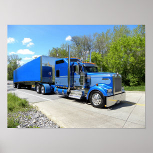 Poster da cortina azul Lanita W900L