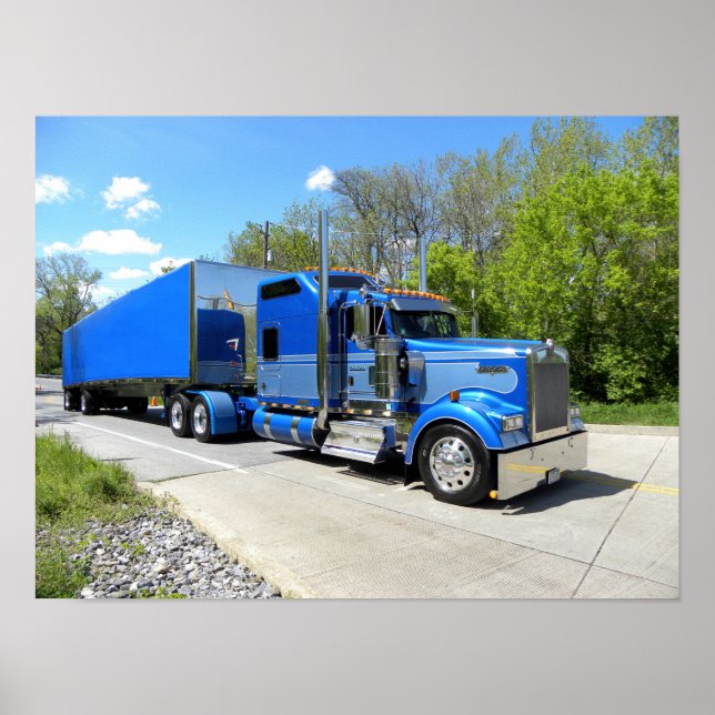 Poster da cortina azul Lanita W900L (Frente)