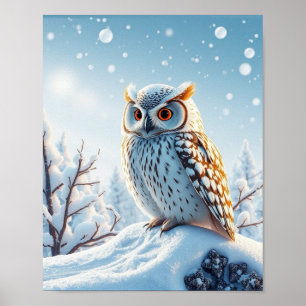 Poster da Coruja de Neve
