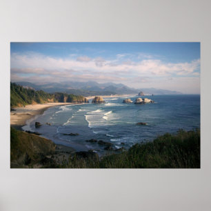 Poster da costa de Oregon