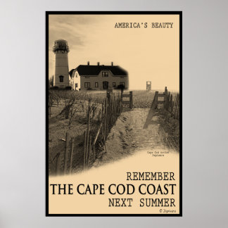 Poster da Costa do Cabo Cod