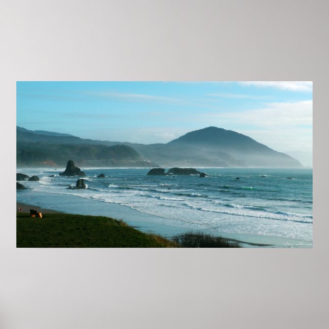 Poster da Costa do Oregon (Frente)