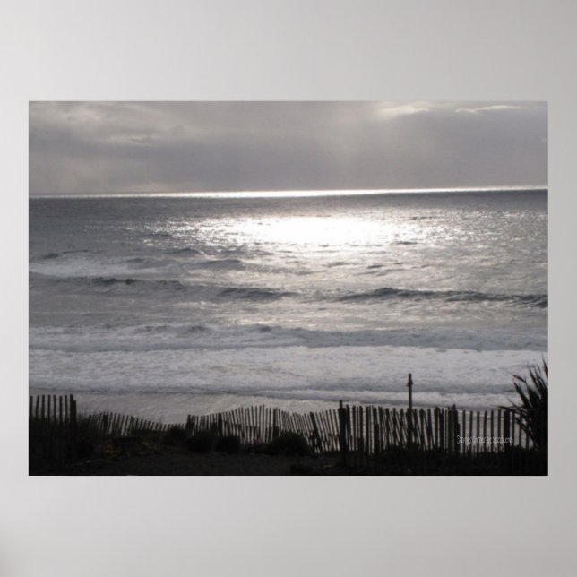 Poster da costa do Pacífico (Frente)