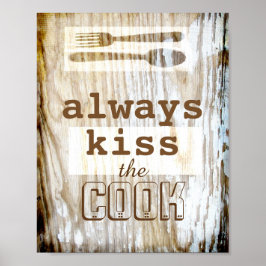 poster da cozinha beija a citação do cozinheiro ru