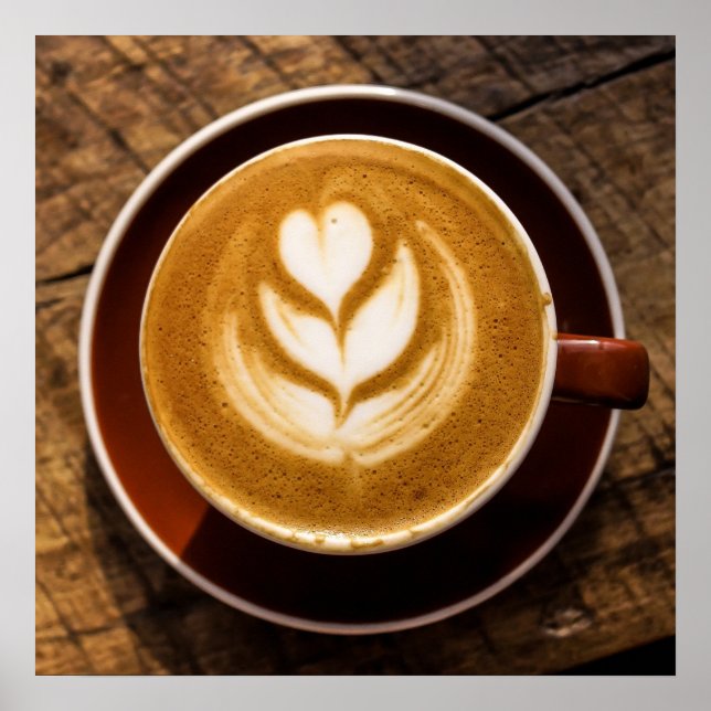 Poster da cozinha do café Lover (Frente)