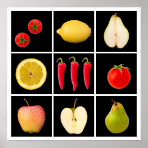 Poster da cozinha dos cozinheiros chefe