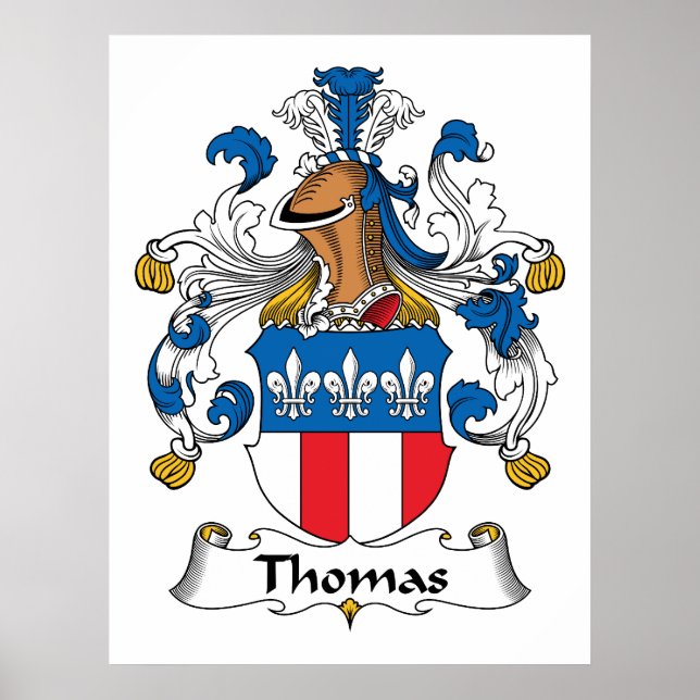 Poster da Crest da Família Thomas (Frente)