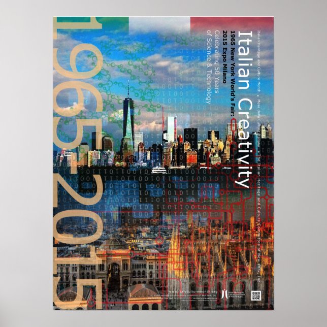 Poster da Criatividade Italiana 2015 (Frente)