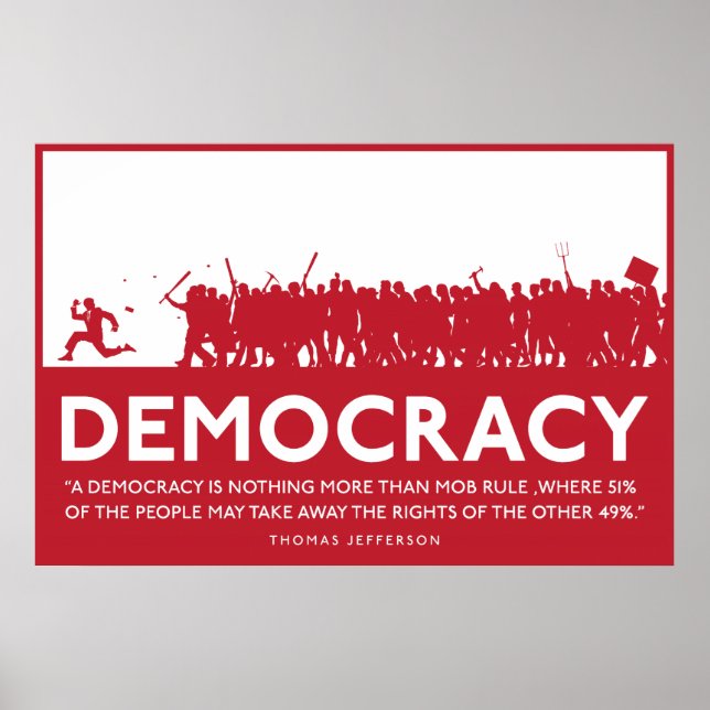 Poster da democracia (Frente)