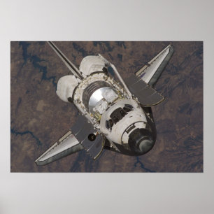 Poster da descoberta do vaivém espacial