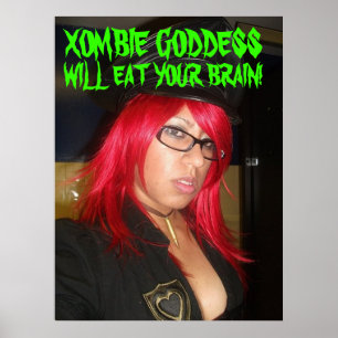 Poster da deusa de Xombie