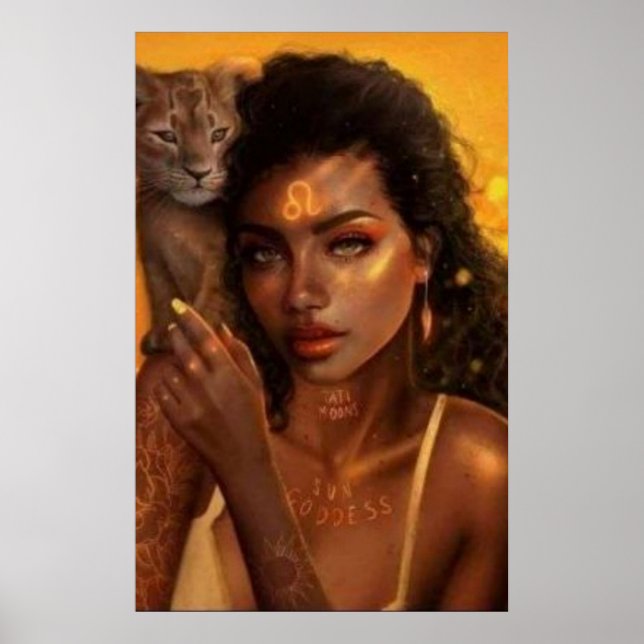 Poster da Deusa do Sol (Frente)