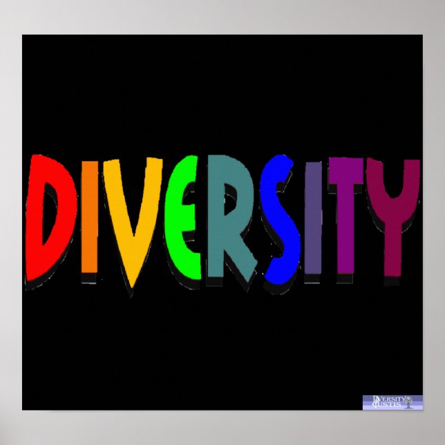 Poster da Diversidade Arco-Íris (Frente)