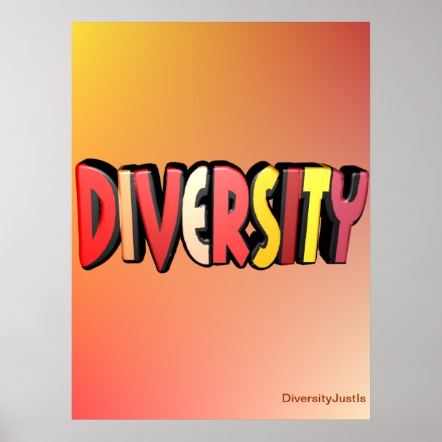 Poster da Diversidade do outono (Frente)