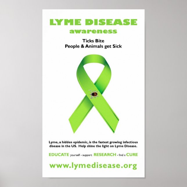 Poster da doença de Lyme (Frente)