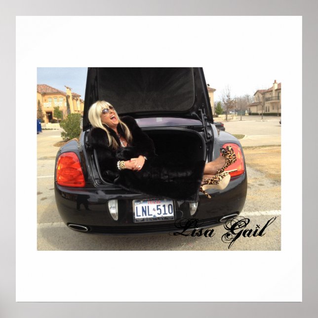 Poster da Edição Limitada de Lisa Gail (Frente)