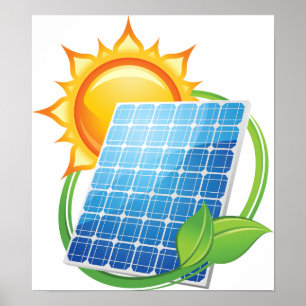Poster da energia solar