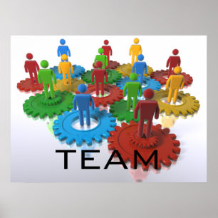 Poster da equipe (com ênfase na diversidade)