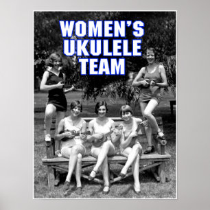 Poster da equipe do Uke da mulher