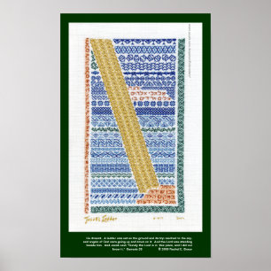 Poster da escada de Jacob, com tradução