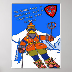 Poster da Escola de Esqui