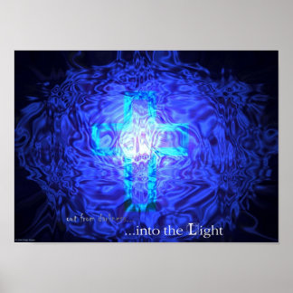 Póster da escuridão...para a luz