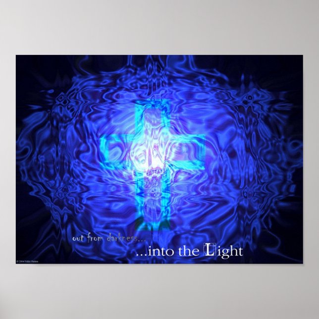 Póster da escuridão...para a luz (Frente)