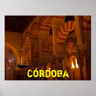 Poster da espanha de Córdova Mezquita-Catedral
