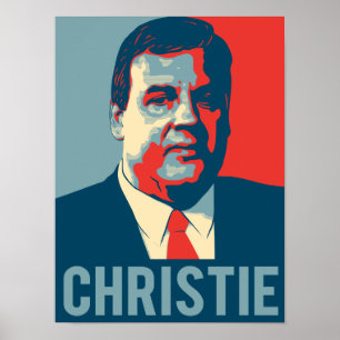 Poster da esperança de Chris Christie