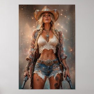 Poster da Espírito do Coração Selvagem da Cowgirl
