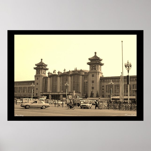 Poster da estação de trem (Frente)