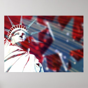 Poster da estátua da liberdade