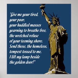 Poster da estátua da liberdade