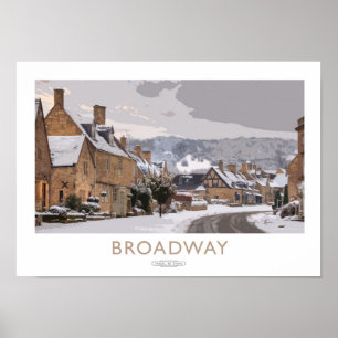 Poster da estrada de ferro de Broadway