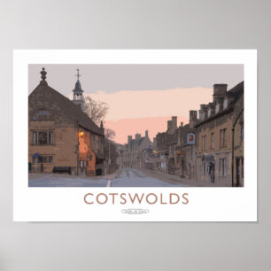 Poster da estrada de ferro de Cotswolds
