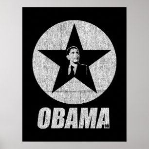Poster da estrela de Obama