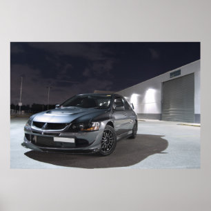 Poster da evolução 8 de Mitsubishi