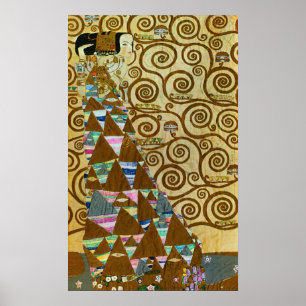 Poster da expectativa de Gustavo Klimt