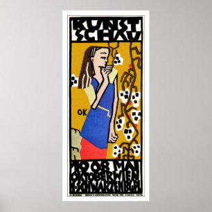 Poster da exposição de arte de Kunstschau Wien -