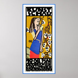 Poster da exposição de arte de Kunstschau Wien -