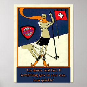 Poster da Faculdade de Esqui