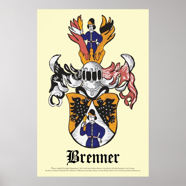 Poster da família Brenner 24x36 (Frente)